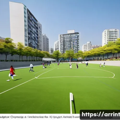Home 33 시민참여 AI 윤리의 실천 사례 - **Prompt:** A vibrant, sunny community park in a modern city setting, inspired by Gwangmyeong City's...